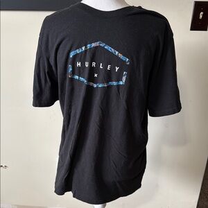 Hurley Black Short Sleeve Tee with Graphic